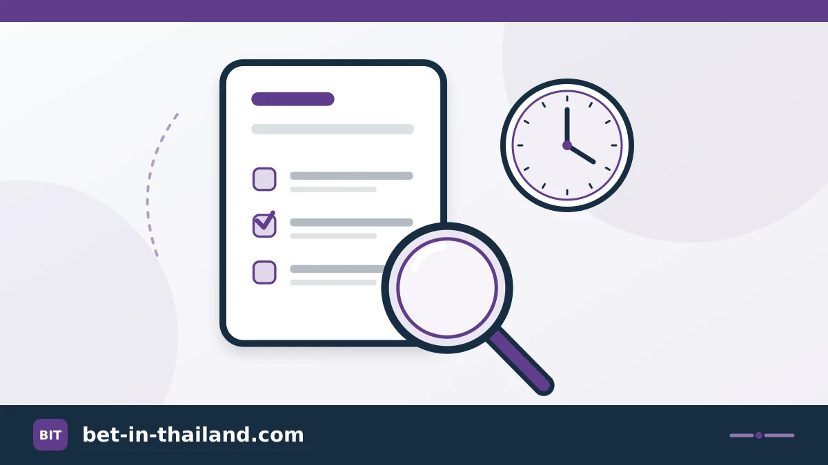 Document, magnifying glass and clock for reading conditions