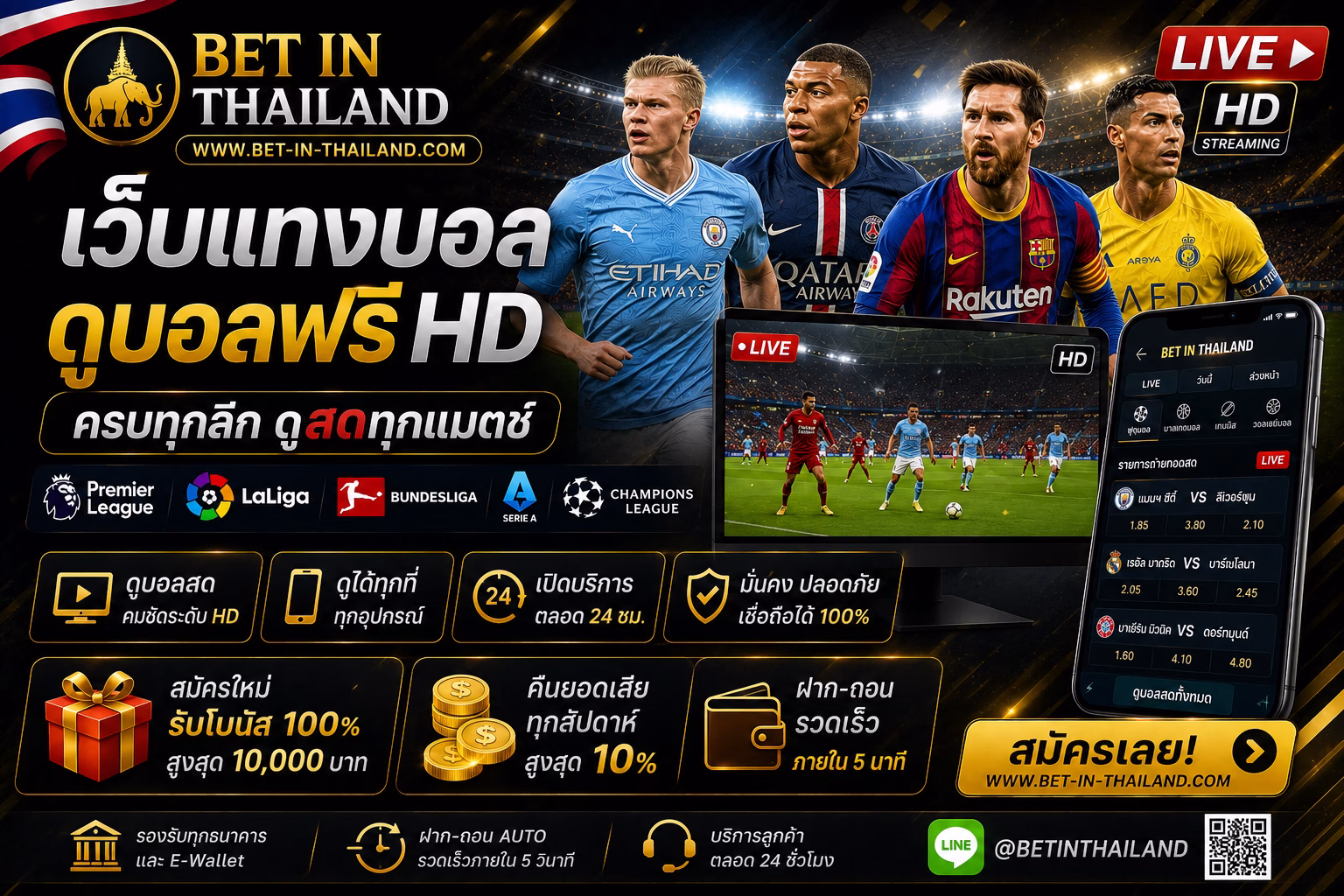 วิธีดูบอลสดฟรีผ่านเว็บพนัน 2026 ดูบอลออนไลน์ฟรี HD ทุกลีก